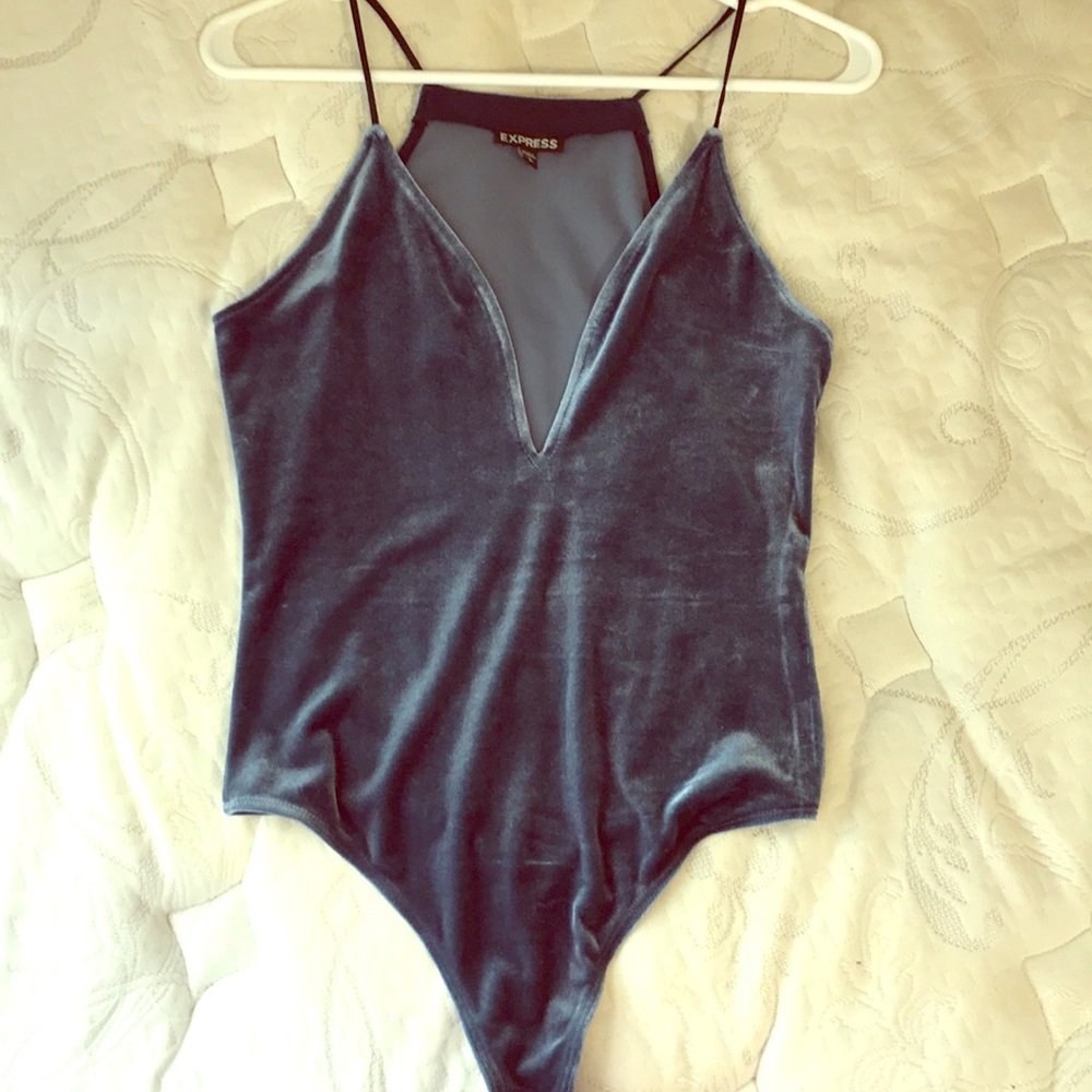 Velvet Plunge Bodysuit